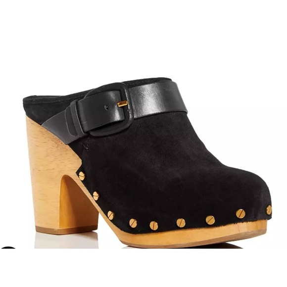 NWOB Veronica Beard Dacey Womens Suede Slip On Clogs. MSRP $400. Size 10M - Picture 4 of 17